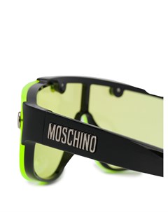 Солнцезащитные очки в массивной оправе Moschino eyewear