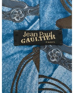 Галстук с джинсовым принтом Jean paul gaultier pre-owned
