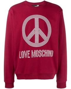 Толстовка Peace Love Love moschino