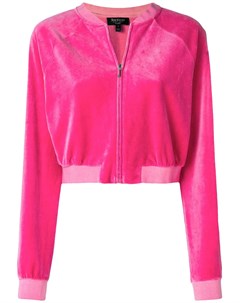 Укороченный велюровый жакет Juicy couture