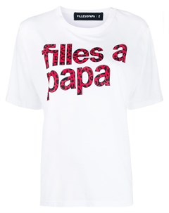 Футболка с логотипом Filles a papa