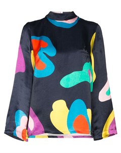 Блузка с абстрактным принтом Mira mikati