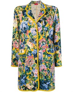 Куртка миди с цветочным принтом Kenzo pre-owned