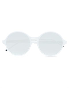 Зеркальные солнцезащитные очки в круглой оправе Thom browne eyewear