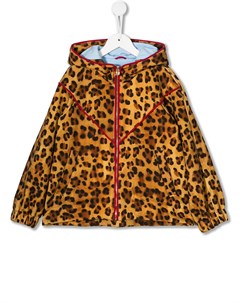 Куртка с капюшоном и леопардовым принтом Mimisol