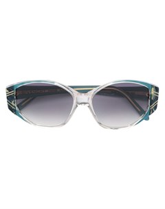 Овальные солнцезащитные очки с логотипом Givenchy pre-owned