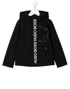 Куртка с капюшоном и логотипом Boss kids