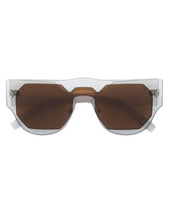Массивные солнцезащитные очки с затемненными линзами Marni eyewear