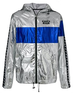 Спортивная куртка X Diadora с металлическим отблеском Msgm