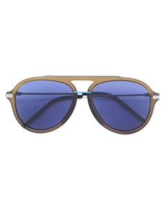 Солнцезащитные очки авиаторы в толстой оправе Fendi eyewear
