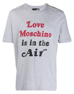 Футболка is in the air Love moschino