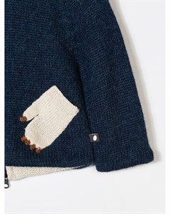 Вязаный свитер с заплатками в виде монстра Oeuf