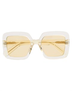 Затемненные солнцезащитные очки в квадратной оправе Courrèges eyewear