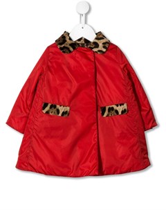 Куртка с леопардовыми вставками Dolce & gabbana kids