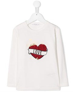 Декорированная футболка Love Liu jo kids