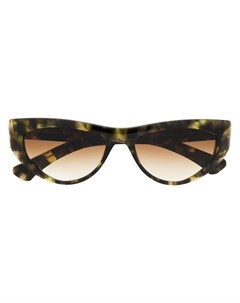 Солнцезащитные очки в оправе кошачий глаз черепаховой расцветки Christian roth
