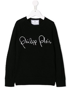 Пуловер с логотипом Philipp plein junior