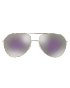 Солнцезащитные очки авиаторы с зеркальным эффектом Dolce & gabbana eyewear