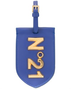 Плоский кошелек с металлическим логотипом No21