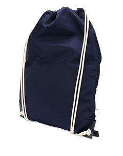 Рюкзак с нашивкой логотипом Prada