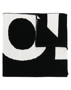 Шарф вязки интарсия с логотипом Woolrich