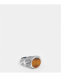 Серебряное кольцо с полудрагоценным камнем inspired эксклюзивно для ASOS Reclaimed vintage