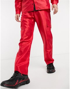 Красные брюки в винтажном стиле Milk it
