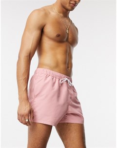 Розовые шорты для плавания Asos design