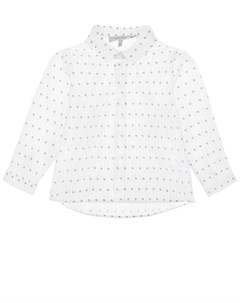 Белая рубашка в тонкую полоску Dior