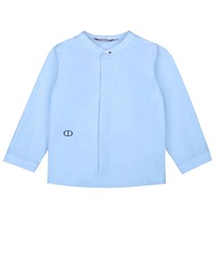 Голубая рубашка с короткими рукавами детская Dior