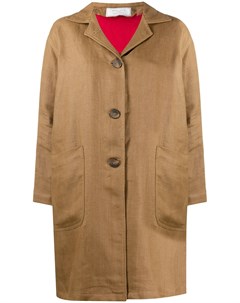 Пальто на пуговицах с накладными карманами Société anonyme