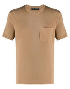 Трикотажная футболка с нагрудным карманом Neil barrett