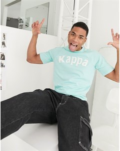 Голубая футболка с логотипом Kappa