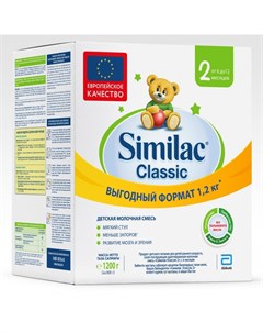 Молочная смесь Классик 2 6 12 мес 1200 г Similac