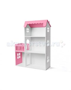 Кукольный домик трехэтажный с балконом Столики детям