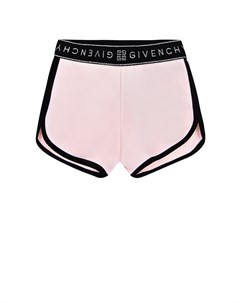 Розовые шорты с черной отделкой Givenchy
