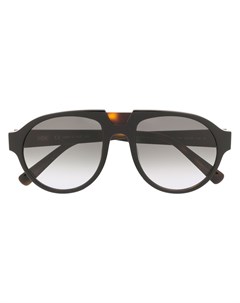 Солнцезащитные очки авиаторы черепаховой расцветки Mcm