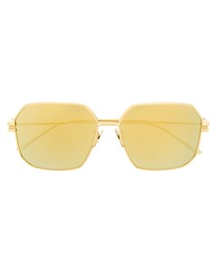 Солнцезащитные очки BV1047S в шестиугольной оправе Bottega veneta eyewear