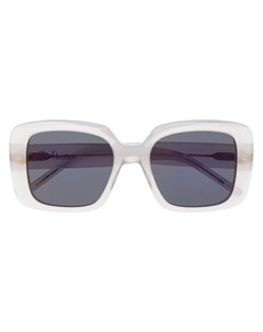 Солнцезащитные очки в прозрачной массивной оправе Pomellato eyewear