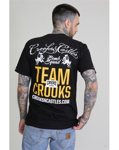 Футболка Team Crooks S S Tee Black S Crooks & castles