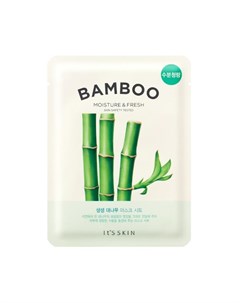 Маска The Fresh Bamboo Mask Sheet Освежающая Тканевая с Бамбуком 19г It's skin