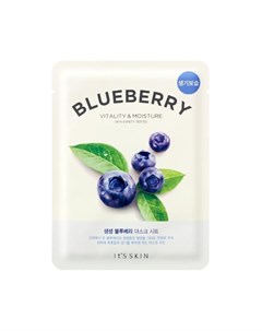 Маска The Fresh Blueberry Mask Sheet Лифтинг Тканевая с Черникой 21г It's skin