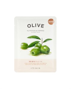 Маска The Fresh Olive Mask Sheet Интенсивно Увлажняющая Тканевая с Маслом Оливы 22г It's skin