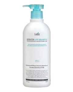 Шампунь Keratin LPP Shampoo Безсульфатный для Волос с Кератином 530 мл Lador