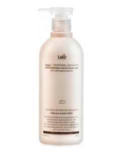 Шампунь Triplex Natural Shampoo с Натуральными Ингредиентами 530 мл Lador