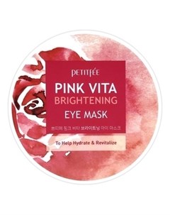 Патчи Pink Vita Brightening Eye Mask Тканевые для Кожи вокруг Глаз 60 шт Petitfee