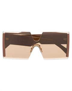 Солнцезащитные очки в массивной квадратной оправе Marni eyewear