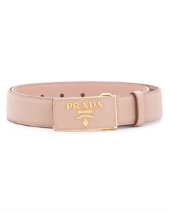 Ремень с пряжкой с логотипом Prada