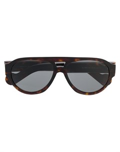 Солнцезащитные очки авиаторы черепаховой расцветки Moncler eyewear