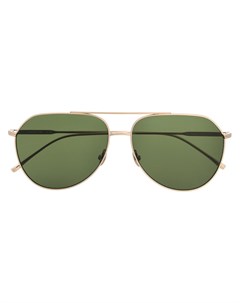 Затемненные солнцезащитные очки авиаторы Lacoste